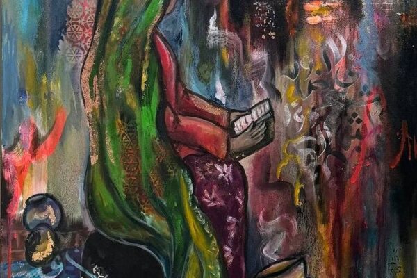 Lukisan: Home is Where The Heart is (karya: Nargis Naqvi)