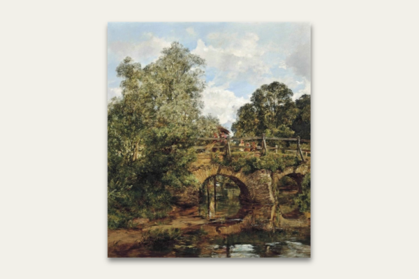Alexander Fraser (1828-1899) Eashing Bridges, Surrey