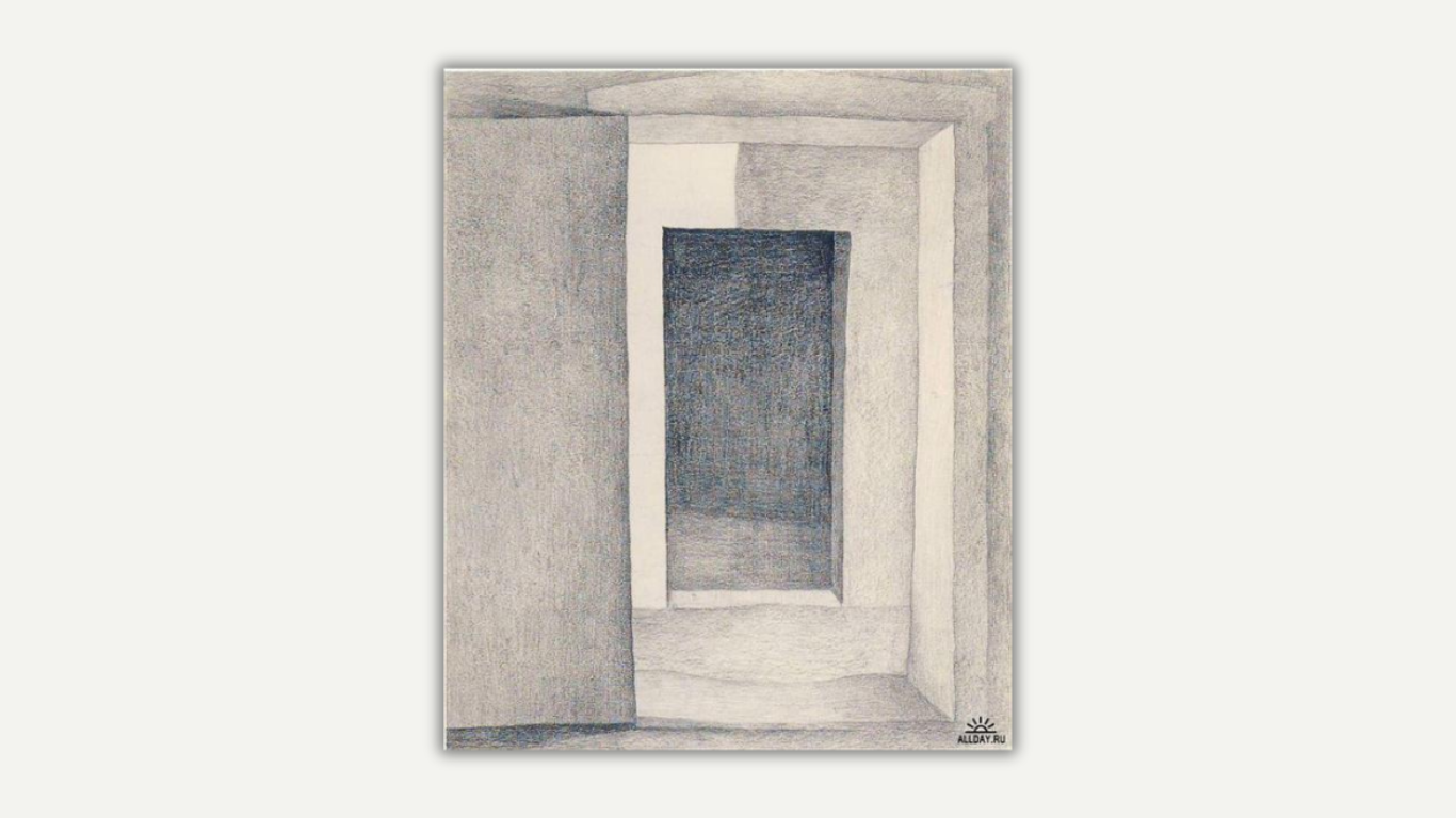 Patio Door, Georgia O’Keeffe, 1946.
